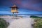 Lifeguard hut on australian beach