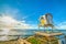 Lifeguard hut in La Jolla beach in San Diego