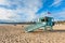 Lifeguard Hut on Santa Monica Beach California