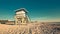 Lifeguard Hut in South Beach during sunrise, Miami