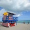 Lifeguard Huts in South Beach, Miami Beach