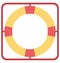 Lifeguard, Lifebuoy Vector Icon editable