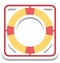 Lifeguard, Lifebuoy Vector Icon editable