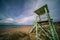 Lifeguard lookout on Tsilivi beach in Zante Island