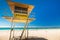 Lifeguard patrol tower on the Gold Coast, Australia