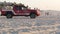 Lifeguard pickup truck, life guard car, California beach USA. Lifesavers vehicle