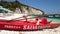 Lifeguard rowing boat