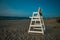 Lifeguard stand awaits the crowd