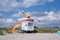 Lifeguard Tower at Dahme Beach in Schleswig-Holstein, Germany