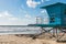 Lifeguard Tower Facing West in Coronado, California