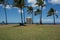 Lifeguard tower in Haleiwa, Oahu