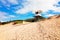 Lifeguard tower on Lighthouse Beach in Portmacquarie Australia