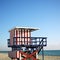 Lifeguard tower in Miami