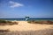 Lifeguard tower at the San Clemente State Beach