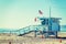 Lifeguard tower in Santa Monica