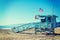 Lifeguard tower in Santa Monica