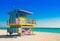 Lifeguard Tower in South Beach, Miami Beach