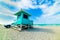 Lifeguard tower and truck in Venice beach