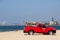 Lifeguard truck on beach