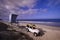 Lifeguard truck on the beach