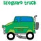 Lifeguard truck collection transportation vector