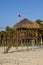 Lifeguard Watchtower, Playacar Beach, Quintana Roo, Sunrise, Mexico