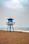 Lifeguard wooden tower