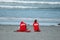 Lifeguards on the beach