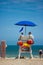 Lifeguards watching beach