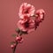 Lifelike Hollyhock: Minimal Retouching In Micro Photograph Style