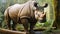 Lifelike Rendering Of Harpia Harpyja Rhino In Brazilian Zoo
