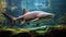 Lifelike Representation Of Harpia Harpyja Shark In Brazilian Zoo