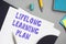 LIFELONG LEARNING PLAN inscription on the sheet