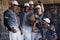 Lifes short, have a ball. a group of young baseball players celebrating after playing a game.