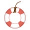 Lifesaver float symbol