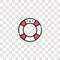 lifesaver icon sign and symbol. lifesaver color icon for website design and mobile app development. Simple Element from tropical