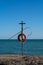 Lifesaving Equipment on a Beach on Lake Ontario