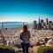 lifestyle photo view of san francisco from coit tower