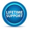 Lifetime Support Eyeball Blue Round Button