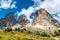 Lift in the beautiful Mountains of Dolomites,  Italy