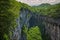 Lift in the Wulong National Park landscape