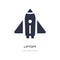 liftoff icon on white background. Simple element illustration from Astronomy concept