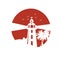 Lighouse red  Clasic logo design