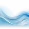 Light Abstract Blue Wave Background