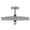 Light aircraft 2-Top view white background 3D Rendering Ilustracion 3D