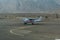 Light aircraft in Nazca, Peru