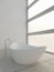 Light bathroom interior