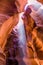 Light beams at Upper Antelope Canyon in the Navajo Reservation Page Northern Arizona.