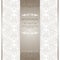 Light beige ornamental invitation card