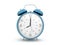 Light blue alarm clock